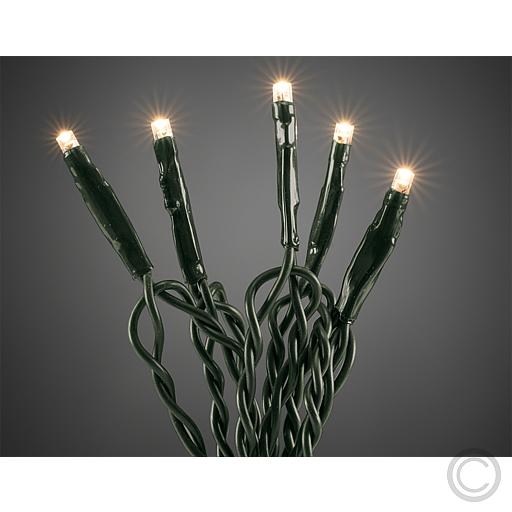 KonstsmideMicro LED light chain 50 flg. ww, green cable 6353-120Article-No: 840445