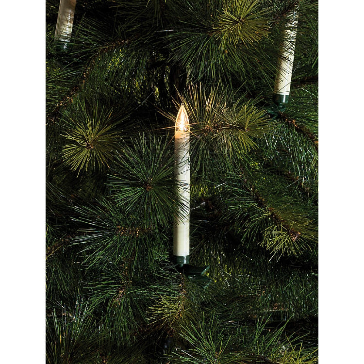 Konstsmide5 wireless white LED candles ww 1935-100 battery operated, outside, additional set for 1930-100Article-No: 840860