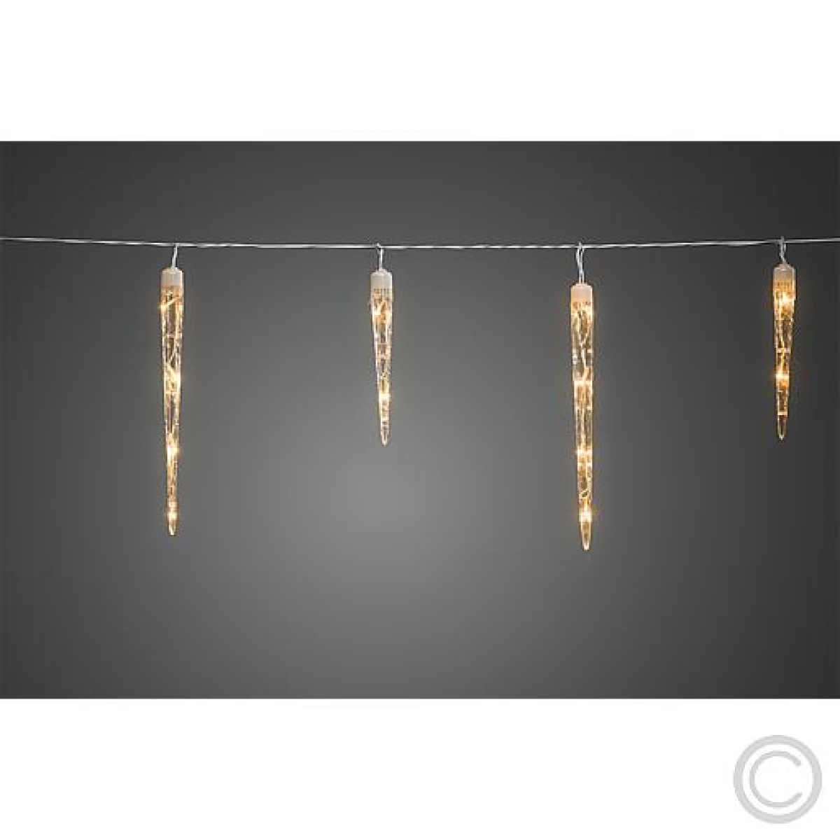KonstsmideLED icicle light chain 96 LEDs amber 2770-802Article-No: 841945