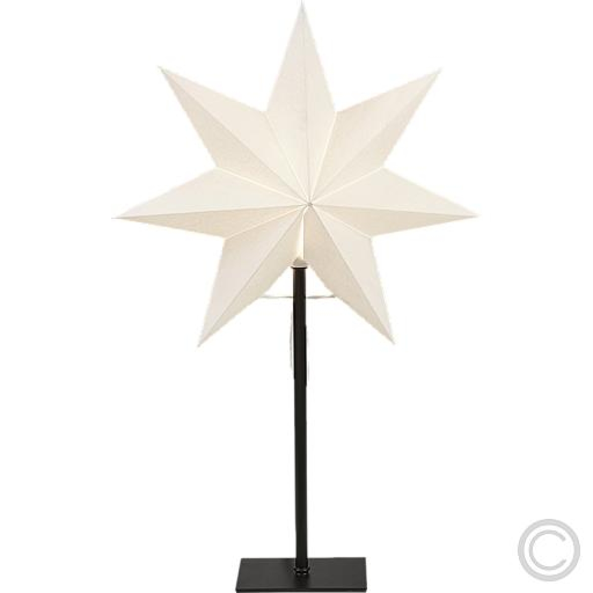 Best SeasonPaper candlestick Star Frozen 1 flame 35x55cm white 232-90Article-No: 842285