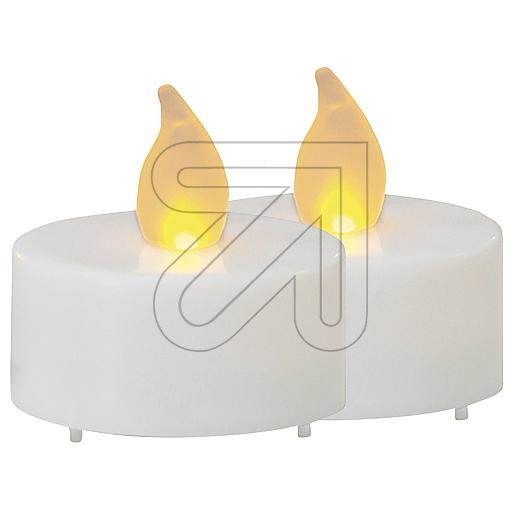 Best SeasonLED-Teelicht Paulo 2er-Set 2x1 LED Ø 3,7x3,4cm weiß 066-06-Preis für 2 StückArtikel-Nr: 842490