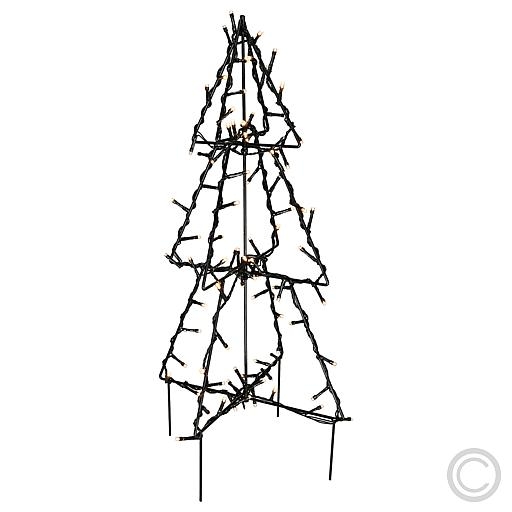 Best SeasonLED metal 3D tree Foldy 90 LEDs warm white Ø 30x50cm 807-52Article-No: 842635
