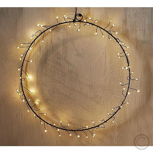 Best SeasonLED metal wreath Nike 80 LEDs warm white Ø 30cm 691-23Article-No: 842805