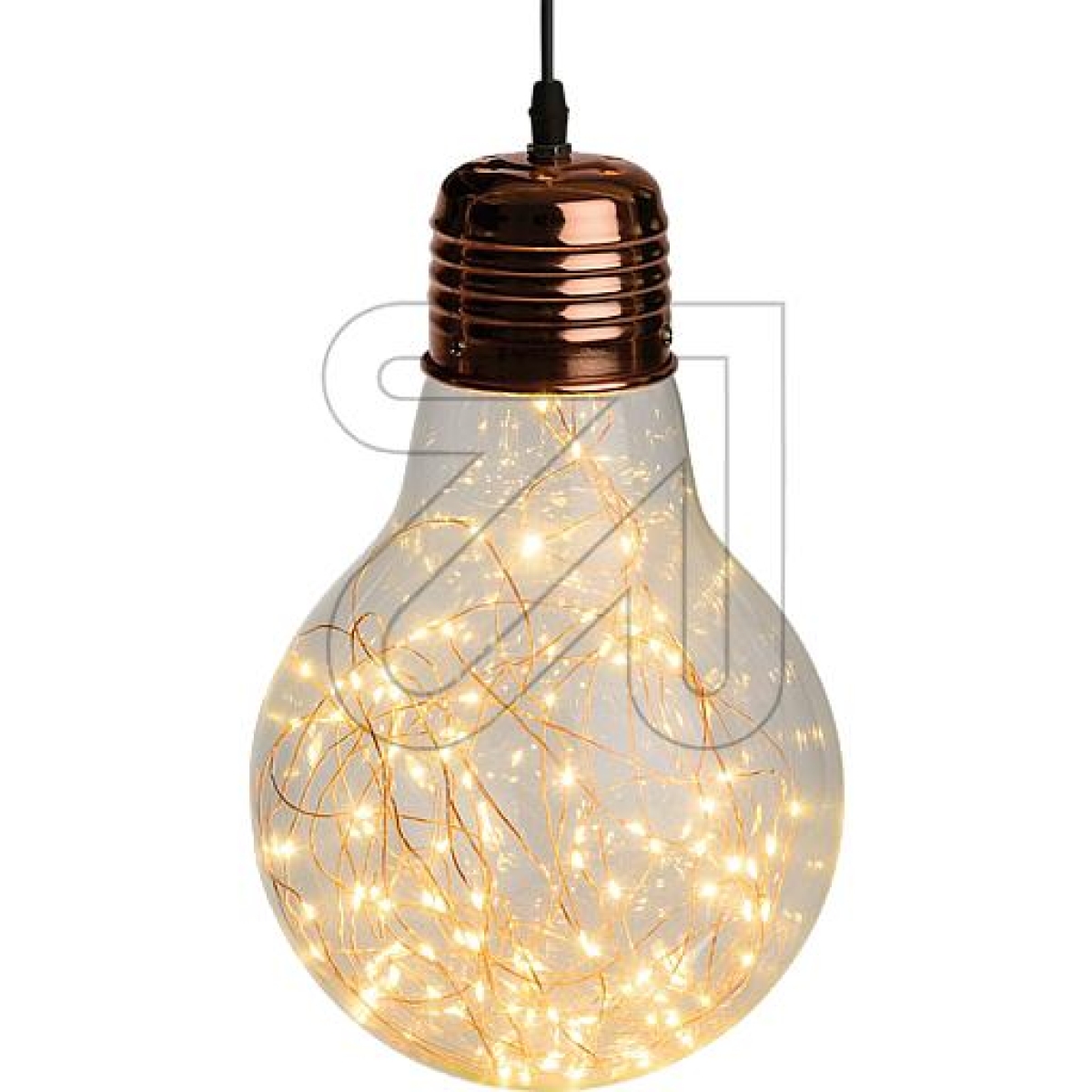 LUXALED decorative light bulb 34cm 39018 100 LEDs Ø 21.5x34cm copper
