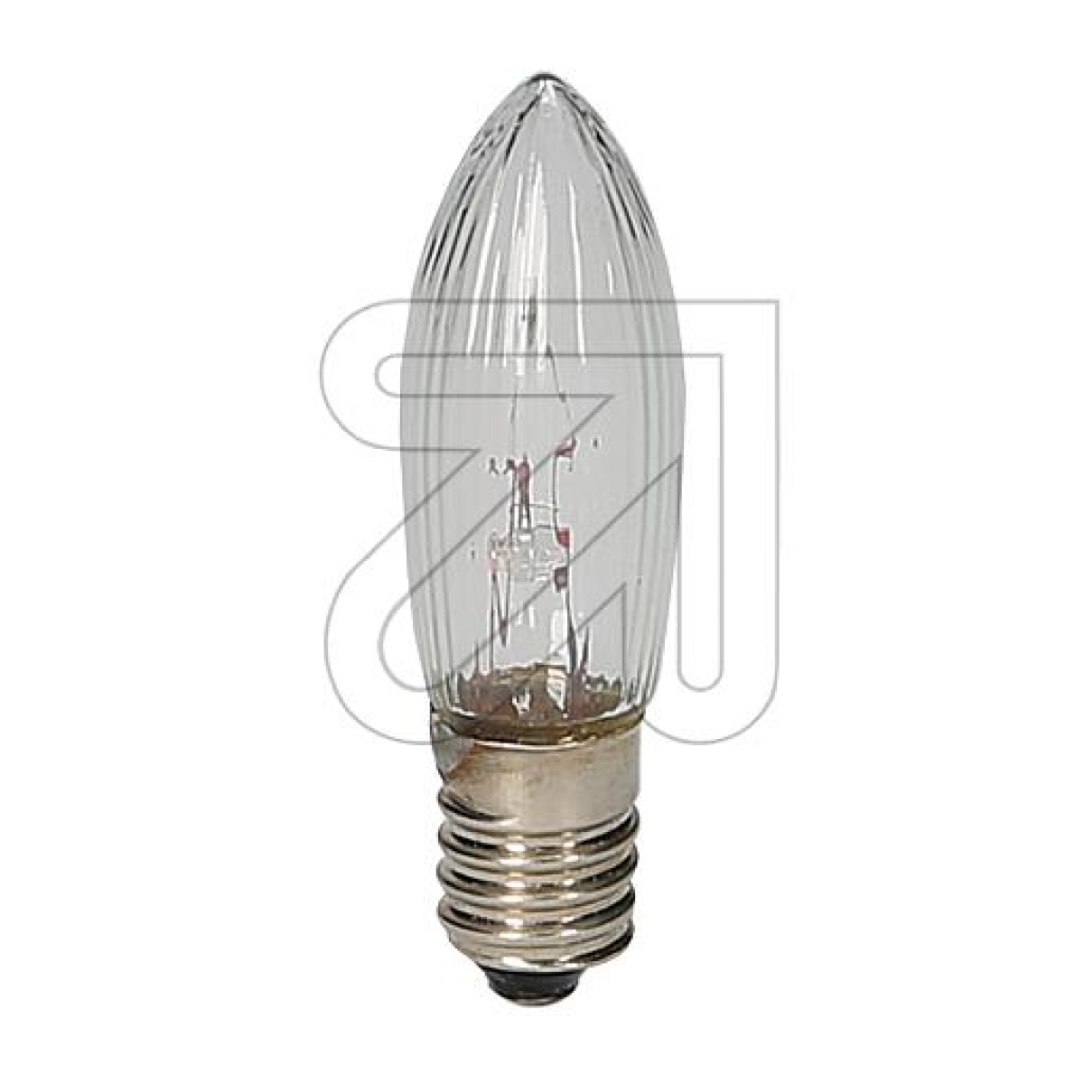 EGBTop candles corrugated for inside 16V/3W E10 clear 30-7441-Price for 3 pcs.Article-No: 849990