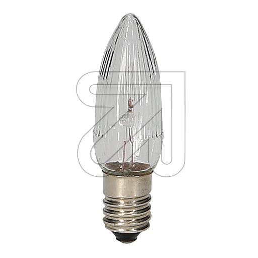 EGBTop candles half corrugated for outside 8V/3W E10 clear 30-7433-Price for 3 pcs.Article-No: 850105