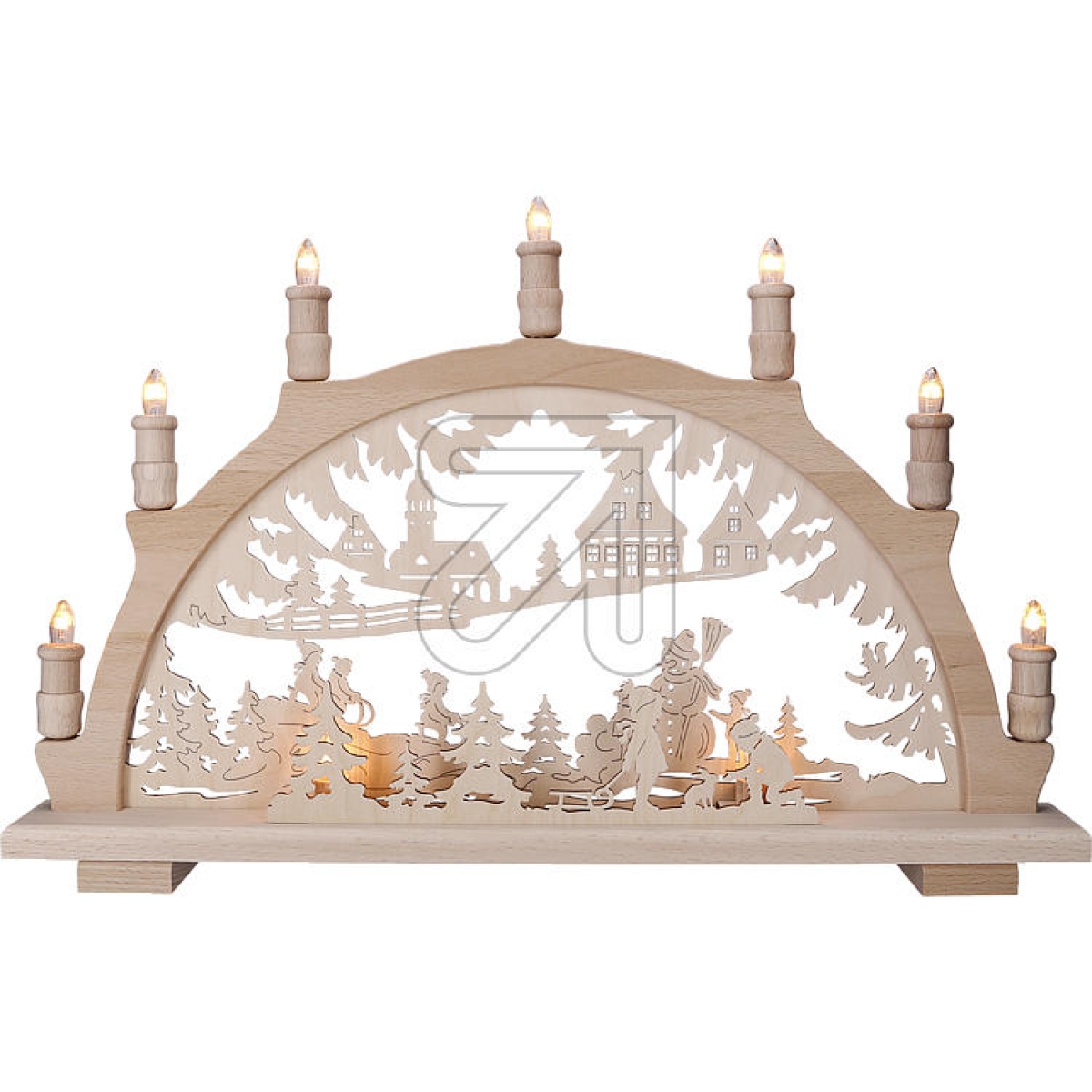 Lenk&Sohn7-flame candle arch Winter children 57208Article-No: 853210