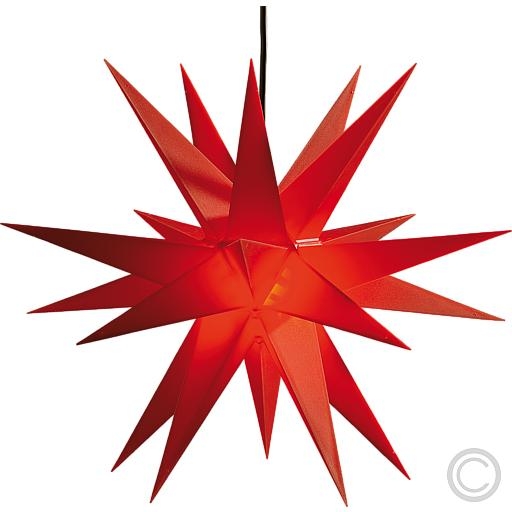SAICOLED-Weihnachtsstern für innen und außen 1 flamig Ø 60cm rot WS2003Artikel-Nr: 861345