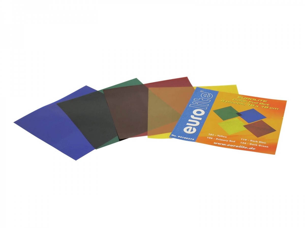 EUROLITEColor-Foil Set 19x19cm, four colors