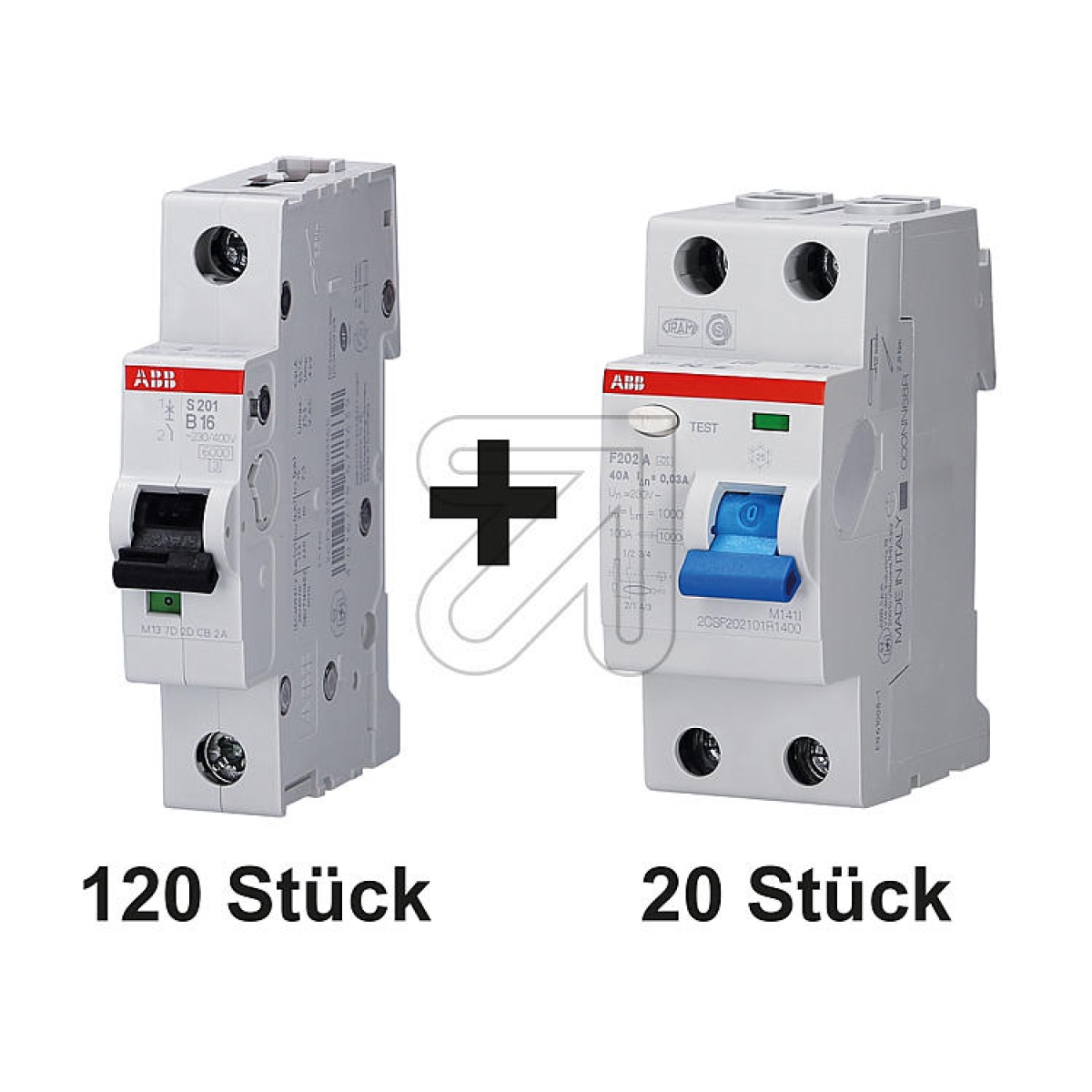 ABBAutomatic circuit breaker/FI package 2-poleArticle-No: 991930