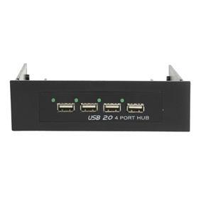 KönigINTERNER 4 PORT USB 2.0 HUB für 5.25 oder 3.5 Zoll SchachtArtikel-Nr: CMP-USBHUB50-NL