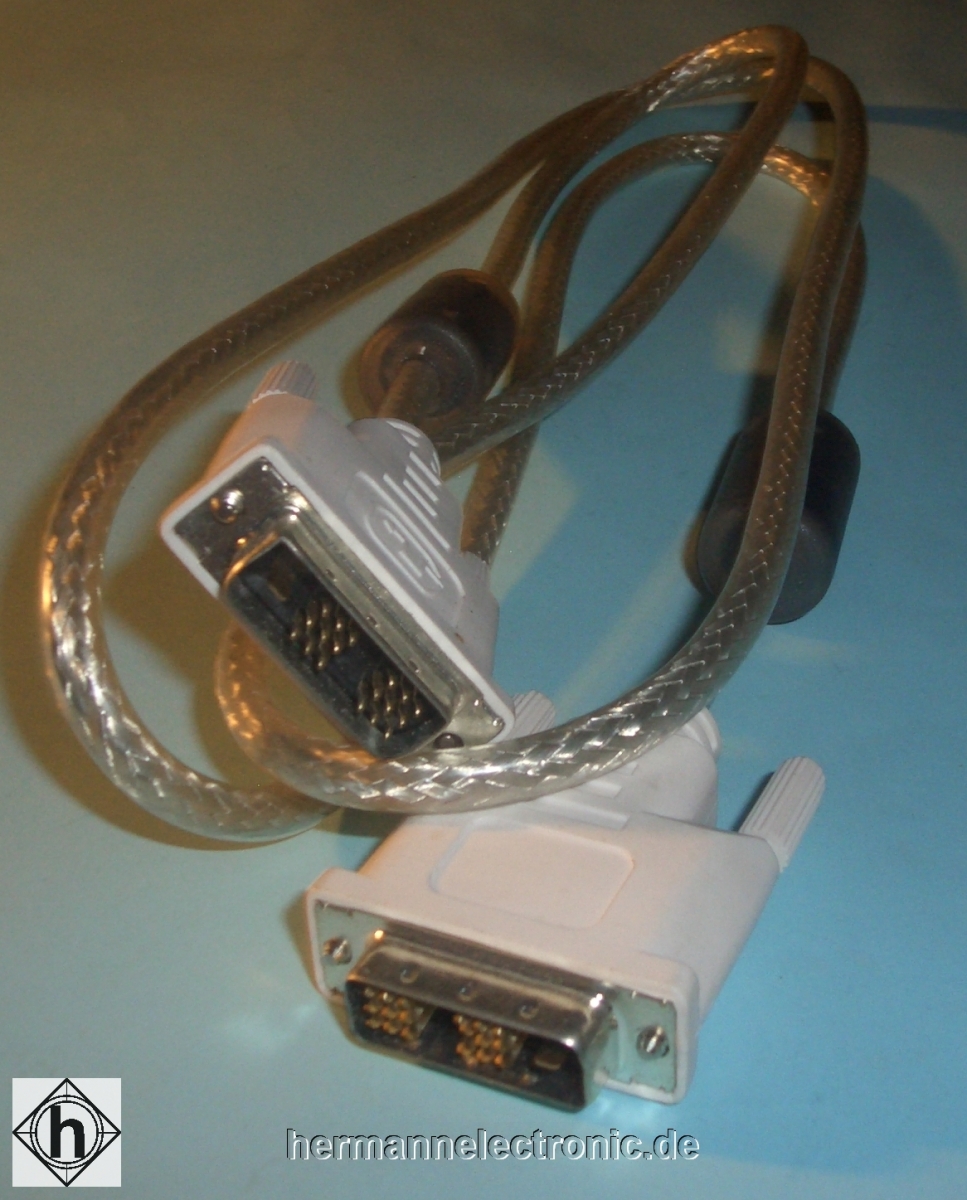 NNDVI monitor cable m/m 1.5 meters, HDTV resolution up to 2560x1080, gold-plated contacts, usedArticle-No: 993214276061L