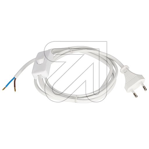 EGBEuro connection line with switch, white, 1.8mArticle-No: 022910L
