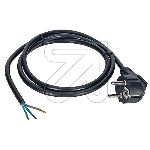 EGBSchuko connection cable 3x1/1.5m black H05VVF 3x1.0 black 1.5mArticle-No: 025205
