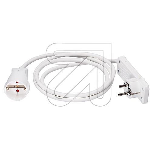 EGBExtension with flat plug white 1.5m 900037Article-No: 041820