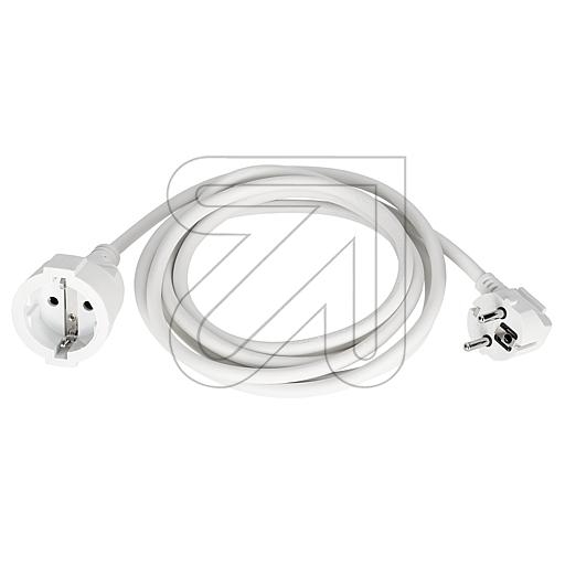 EGBEarthing contact extension H05VV-F 3x1,5mm² 4,0m pure whiteArticle-No: 041955