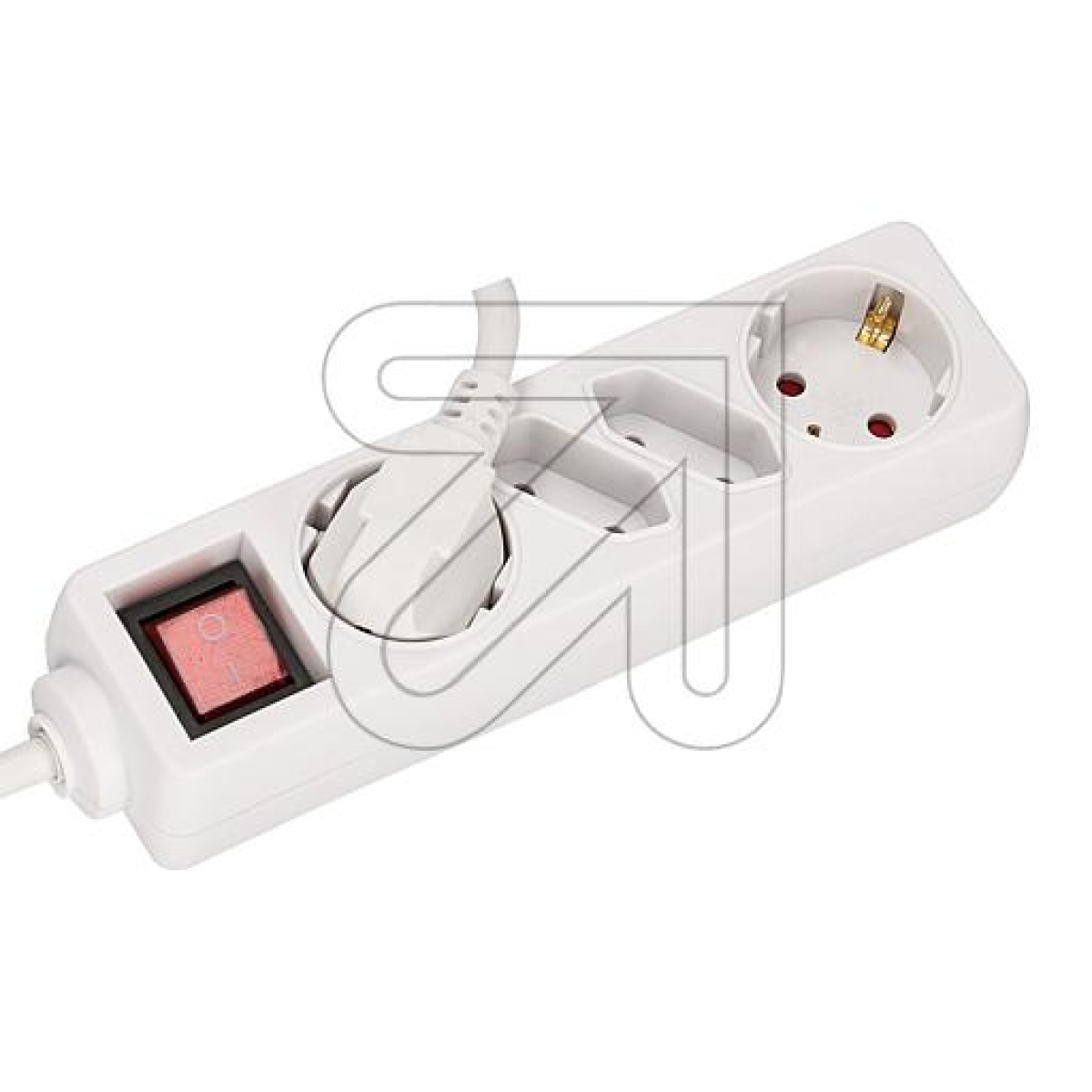 eltric4-way socket outlet 2 + 2 m. Switch 1.5m whiteArticle-No: 046310