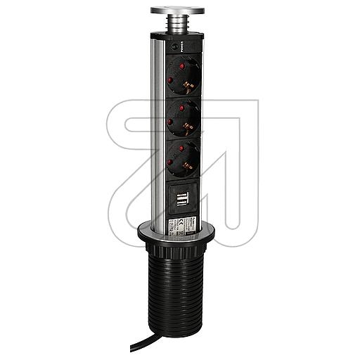 LEDmaxxInstallation socket tower with 3x Schuko and 2x USB 135453Article-No: 046710