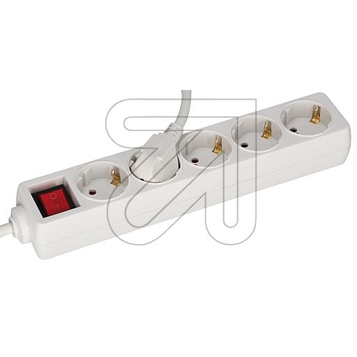eltric5-way socket strip with switch 1.5m whiteArticle-No: 047095