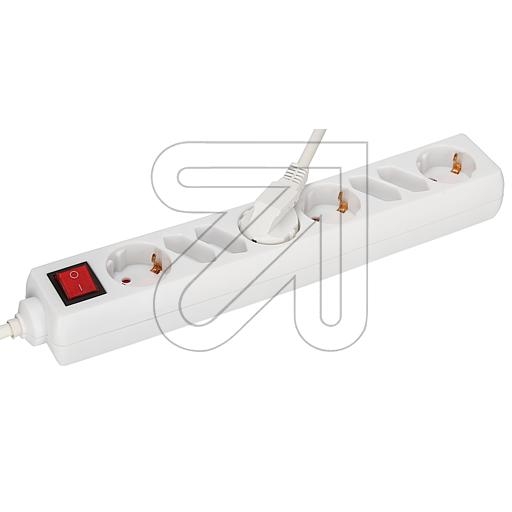 Hölter8-way power strip with switch 4 + 4 white (16811) 42821Article-No: 047850