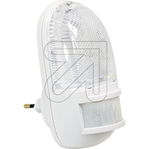 LED-Nachtlicht mit Bewegungsmelder und Dämmerungsautomatik weiß weiß leuchtend 
