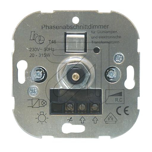 EGBUniversal dimmer insert 20-315VA 4mm shaftArticle-No: 101450L