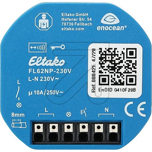 EltakoFunk-Lichtaktor FL62NP-230VArtikel-Nr: 118845