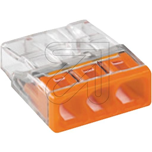 WAGOCompact plug-in terminal orange 3x2.5mm² 2273-203-Price for 100 pcs.