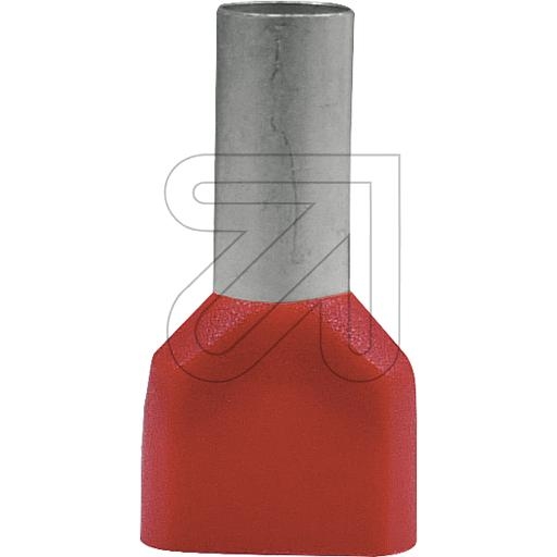 EGBDuo ferrules 2 x 10 red-Price for 100 pcs.