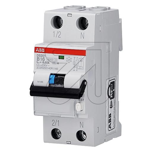 ABBFI/LS switch 1-pole + N 16A 0,03A DS 201A-B16/0,03Article-No: 180880