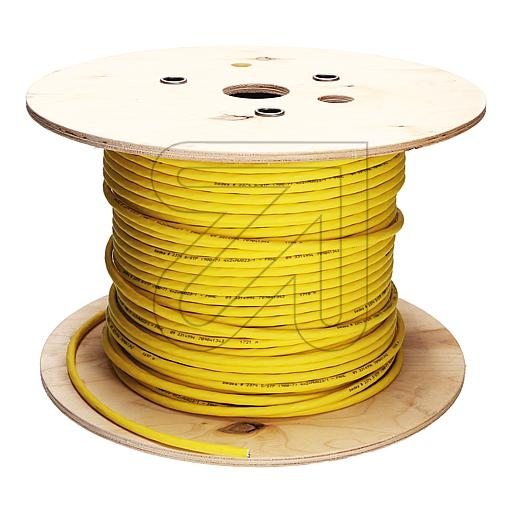 BedeaData cable S/STP 4x2xAWG23 color: yellow 100m spools BauPVO-EN 50575/fire class: D-Price for 100 meter