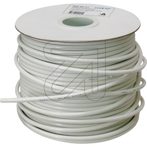 AxingCoaxial cable SKB 88-01 100 m. BauPVO-EN 50575/fire class: E.-Price for 100 meter