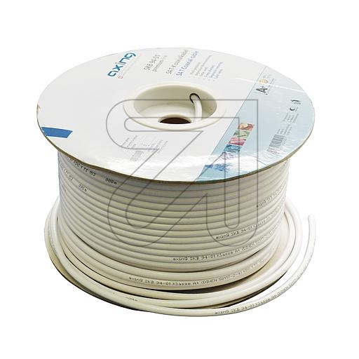 AxingCoaxial cable SKB 94-01 100 m. BauPVO-EN 50575/fire class: E.-Price for 100 meter