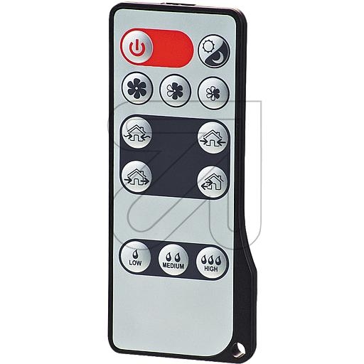 SIKU AIR TECHNOLOGIESAccessories Replacement remote control black/silver for living area fan TwinFresh Comfo RA 1-50 V2 and V3 Item no. 441220/235 501Article-No: 441480