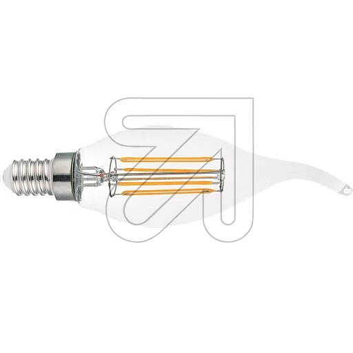 EGBFilament Windstoßlampe klar E14 4W 490lm 2700KEEK:A++/Garantie 3 JahreEGB 600506* LED-Filament-Windstoß-Kerzenlampe E14LED-Lampen Sockel E14 (EGB)LED-Filament-Windstoß-Kerzenlampe E14