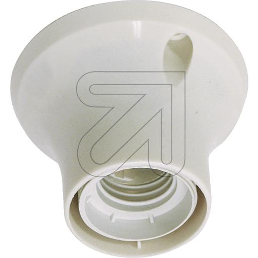 RelcoLight point E27 white ceiling socket max. 75W IP20Article-No: S/E1040/BL