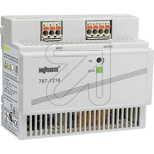 WAGOHutschienen-Vorschaltgerät 1-100W für LEDs 24V-DC 787-1216Artikel-Nr: 612075