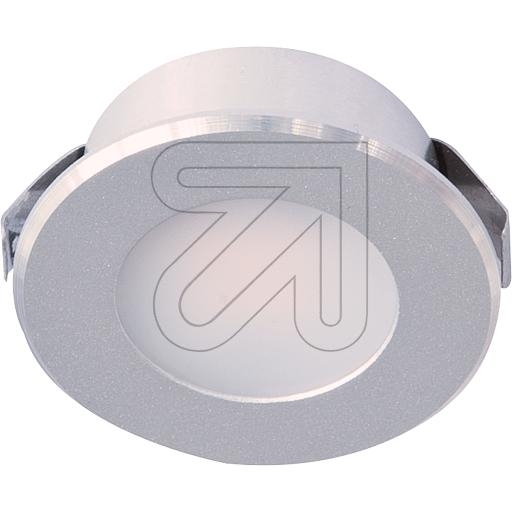 EVNLED recessed luminaire, silver, round 3000K L22151402Article-No: 669585