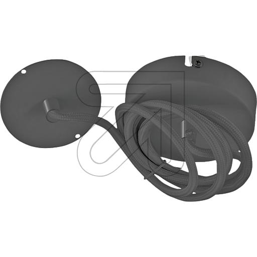 EVNTextile pendulum with canopy Ø 100mm H41mm length 150cm black ALPE09Article-No: 683665