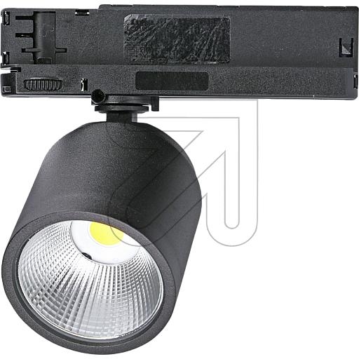 Licht 2000LED spotlight CASA 24 for 3-phase track system 6,5W 1200lm 4000K black 61346A