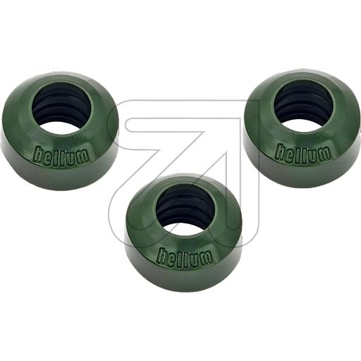 HellumSealing rings suitable for Hellum outside light chains with shaft candles E10 Ø 1.2/2.4cm green 981131-Price for 5 pcs.Article-No: 820220