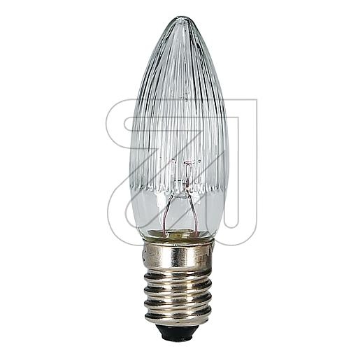EGBTop candles half corrugated for outside 14V/3W E10 clear-Price for 3 pcs.Article-No: 850110L