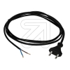 EGBEurope connection cable black 2m-Price for 5 pcs.