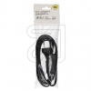 EGBSB Euro connection cable with switch, black, 1.8m