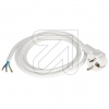 EGBConnection cable H05VV-F 3G1.5mm white 1.5m
