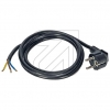 EGBConnection cable H05VV-F 3G1.5 black 1.5m