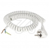EGBSpiral cable 3x1mm² white 2.5m