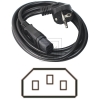EGBIEC power cord black 2mArticle-No: 035010