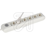 Panasonic6-f. Socket strip 1.5m ws with switch. WLTA04612WH-EU1Article-No: 044665