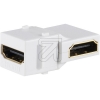 S-ConnKeystone Verbinder HDMI-A-Buchse 18Gbps, Winkel 08-10051